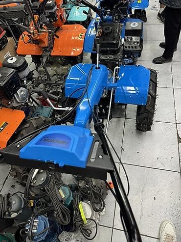 john dere: Мотоблок Hiromiki MQ170-4-3SX (Blue) - Двигатель: бензиновый 170F - — 4