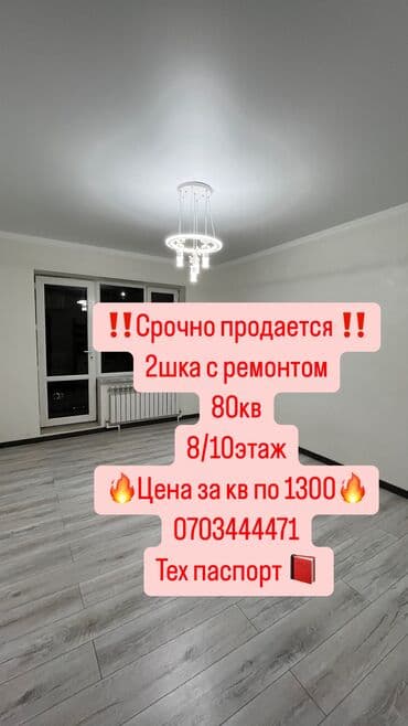 Комнаты: 2 комнаты, 80 м², Элитка, 8 этаж, Евроремонт — 4