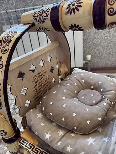 люлька: Люлька, Колыбель, Дерево, цвет - Бежевый, Самовывоз, Бесплатная доставка — 4