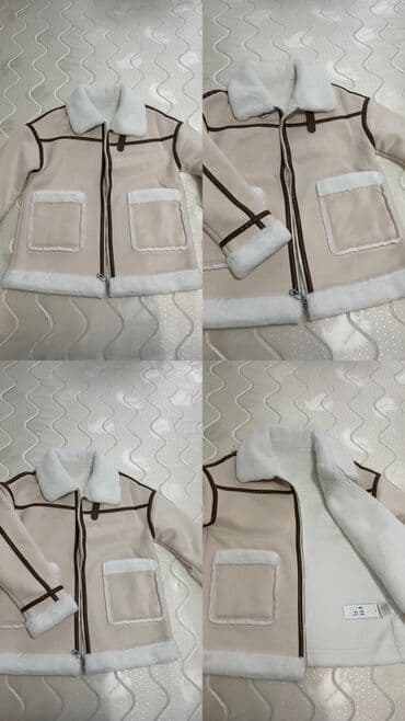 куплю детскую машинку: Куртка-дублёнка размер L 46-48 - Тёплая модель с мягким белым меховым — 1