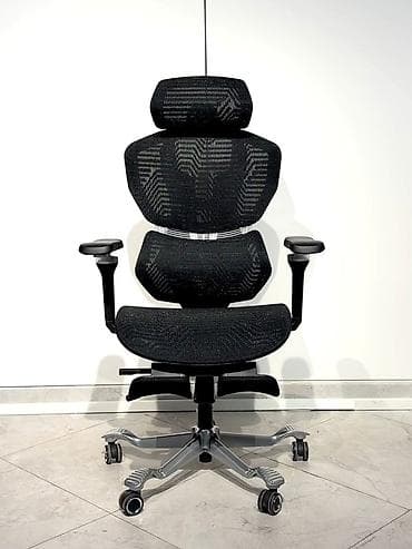 office table: Офисное кресло, Новый, С колесиками, цвет - Черный, Бесплатная доставка — 2