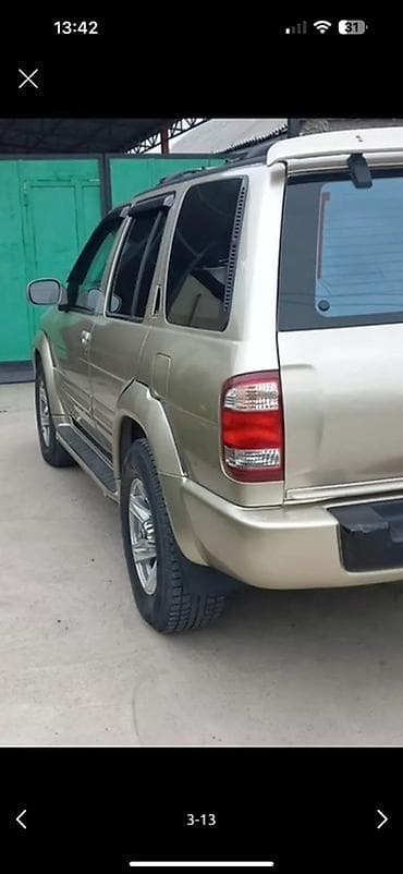 kan: Infiniti QX4: 1998 г., 3.3 л, Автомат, Бензин, Внедорожник — 2