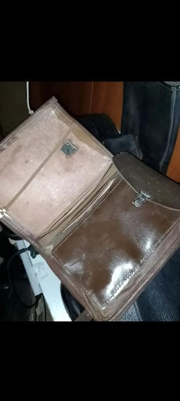 Ювелирные изделия: Классическая сумка, Armani, Россия, Материал: Натуральная кожа, Винтажный стиль, Мужские, Б/у — 3