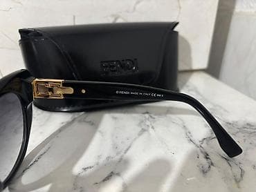 Аксессуары: Солнечные очки Fendi + фирменный футляр - Модель: женские/унисекс — 3