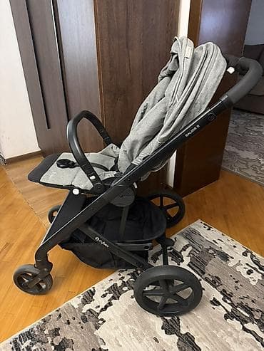 Коляски: Коляска, Cybex, цвет - Серебристый, Б/у, Самовывоз — 2