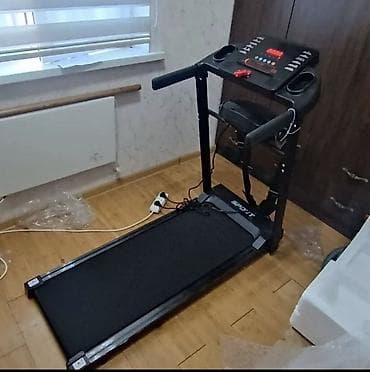 беговое дорожка: Компактная беговая дорожка SportFit для домашних тренировок. Оснащена — 1