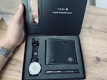 leopard 5: Мужской подарочный набор TOMI В наборе: - Портмоне TOMI: компактное — 3
