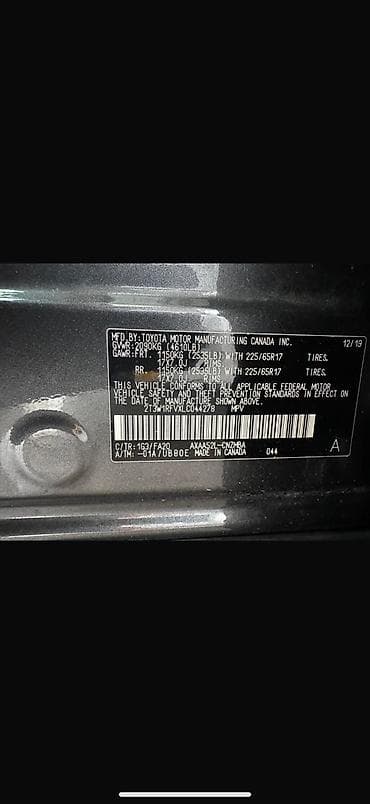 man: Toyota RAV4: 2019 г., 2.5 л, Автомат, Бензин, Кроссовер — 8