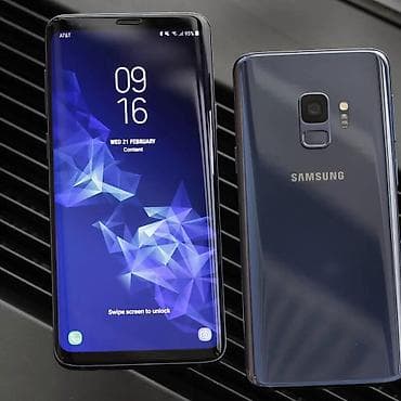 самсунк 8: Samsung Galaxy S9, Б/у, 256 ГБ, цвет - Синий, 1 SIM, eSIM — 1
