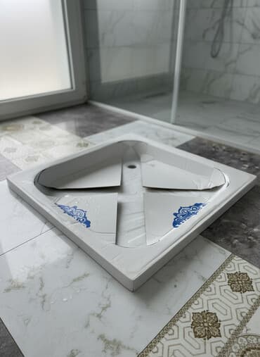 купить поддон для душа в бишкеке: Поддон для душа квадратный. - Форма: квадрат. - Предположительный — 1