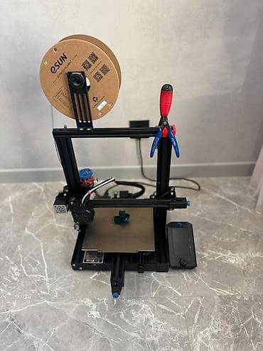 Принтеры и МФУ: Продаю 3D принтер Creality Ender-3 V2 Принтер сразу в собранном — 3