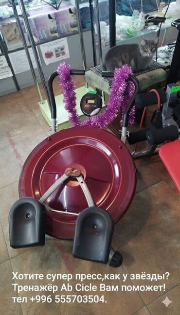 тринажорный диск: Тренажёр Ab Circle для проработки мышц пресса и косых мышц живота. С — 1