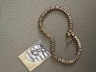 Золотой браслет - Материал: золото 585 пробы - Вес: 8,11 - Длина: 19