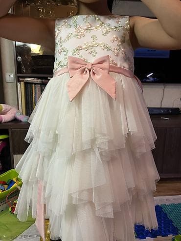 Детское платье, цвет - Белый