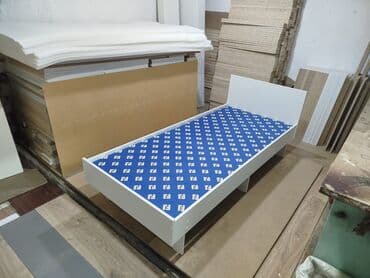 новые кровати: Односпальная кровать, Новый, С матрасом, длина - 180190 см — 3