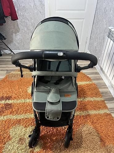 бир: Прогулочная коляска Teddy Baby (цвет: серо‑зеленый) - Легкая складная — 2