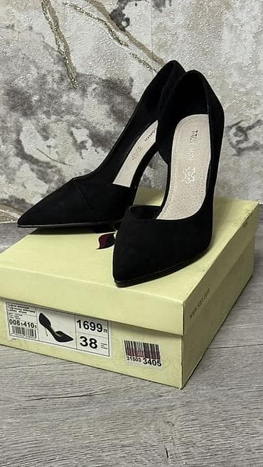 t: Туфли-лодочки TACCARDI - Цвет: черный - Материал верха: велюр/замша — 3