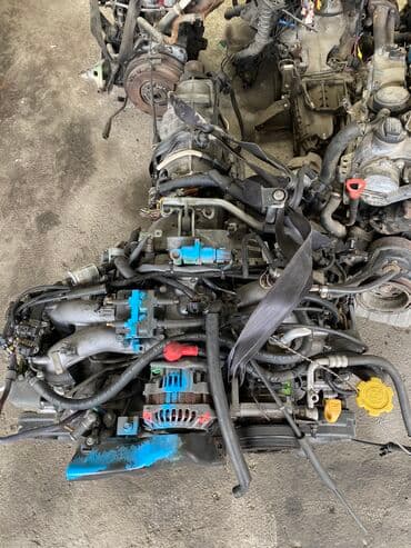 Привозной мотор двигатель каробка автомат на субару аутбек форестер ej