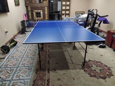 настольный теннисная ракетка: Теннисный стол Олимпик СтартЛайн. складывается, на колёсах. Новая в — 1