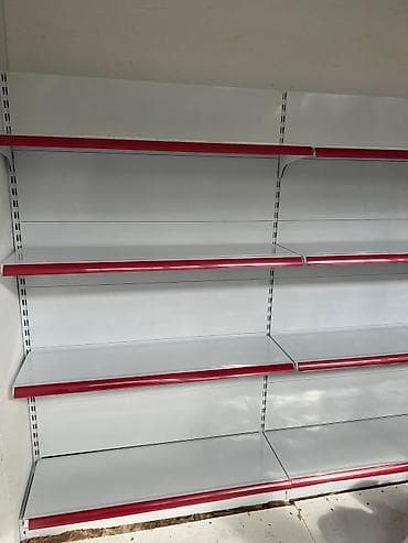 штрих код принтер: Торговый стеллаж пристенный металлический - Конструкция: модульная — 1