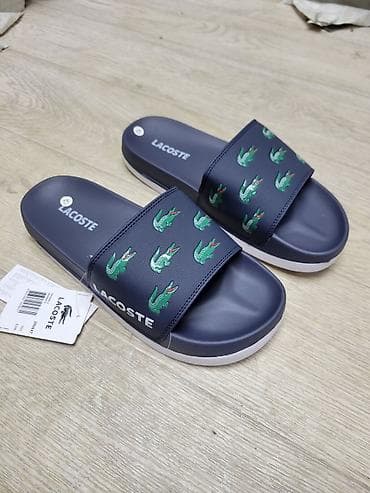 джинсы ливайс: Мужские сандалии, 42, Lacoste, Новый, цвет - Синий, Платная доставка — 2