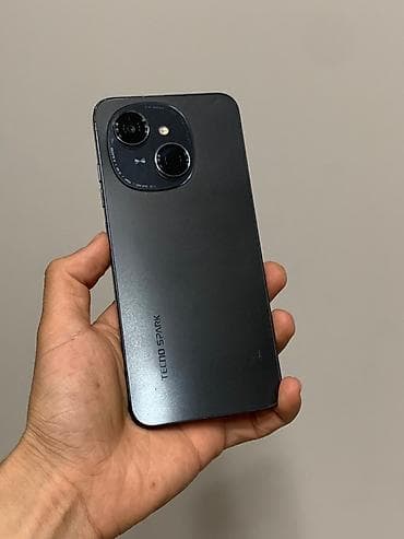 tehno: Tecno Spark Go 2024, Б/у, 128 ГБ, цвет - Серый, 2 SIM — 3