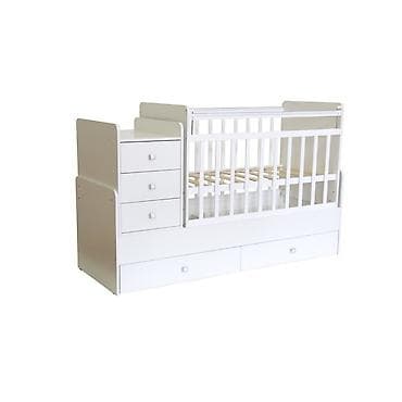 камод для детей: Манеж-кровать, Б/у, С комодом, Дерево — 1