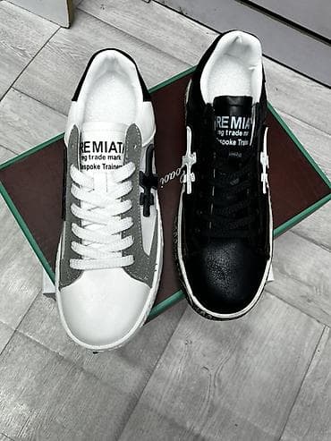 premiata: Кроссовки Premiata (женские/уни) - Дизайн: контрастные модели в двух — 3