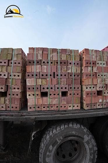 саман пирес: Пустотелый, дырчатый, Жженый кирпич, Полублок, 250×120×90 — 3