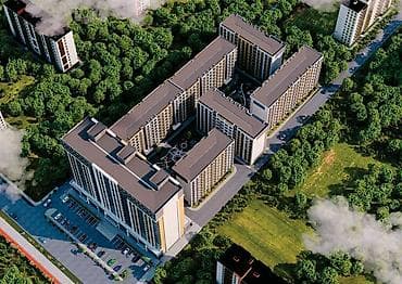 Новостройки от застройщика: Продается 1 комнатная квартира с гибкой планировкой под двушку или — 2