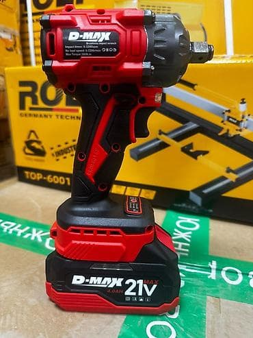 набор отвёртка: Аккумуляторный набор инструментов D-MAX 21V (в кейсе) Состав — 4