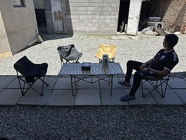 складные стулья для кемпинга: Аренда Складной кемпинговый комплект: стол + стулья - Комплект для — 2