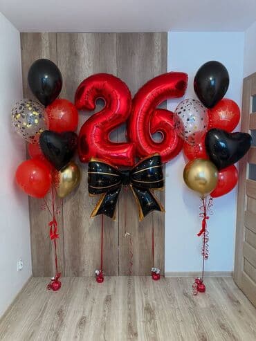 гелевый баллон: Воздушные шары и праздничные композиции - Гелиевые шары различных — 11