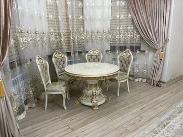 кухонный стол и стулья купить недорого: Кухонный стол и стул, Новый, В рассрочку, Бесплатная доставка, цвет - Белый — 7