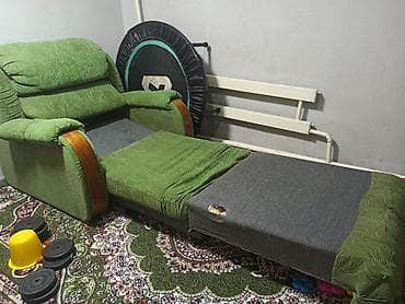 Текчелер, стеллаждар, секичелүү койгучтар: Срочно ! Срочно ! Срочно!
Продаю кресло-кровать за 3000сом!!!!! — 3