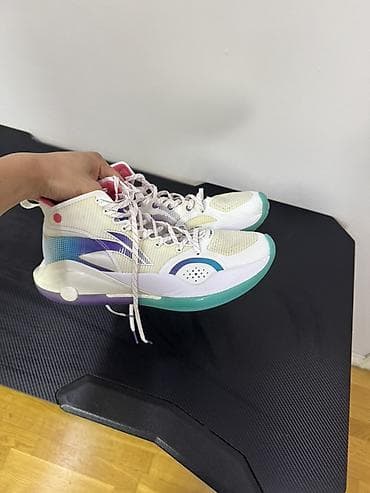 баскетбольные кроссовки: Мужские кроссовки, 41.5, 42, Б/у, цвет - Белый, Самовывоз, Платная доставка — 5