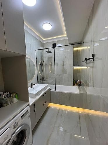 Квартиры: 3 комнаты, 131 м², Асанбай мкр Элитка, 13 этаж, Евроремонт — 6
