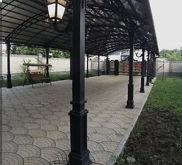 Садовая мебель: Навес, Арочный, Металл, Поликарбонат, Установка — 3