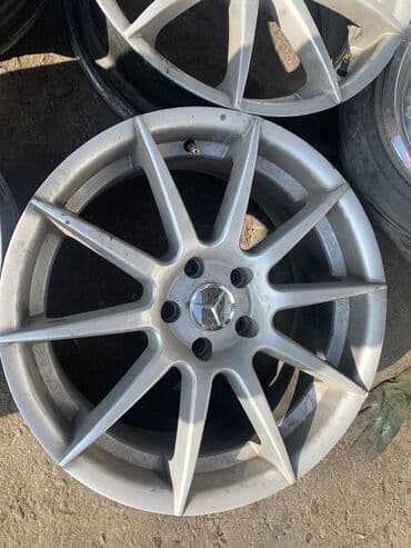 покрышки r19: Литые Диски R 18 Mercedes-Benz, Комплект, отверстий - 5, Б/у — 2