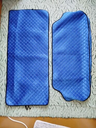 купить чехлы на сиденья авто: Чехлы Велюровые, цвет - Синий, ВАЗ (LADA), Новый, Самовывоз — 4