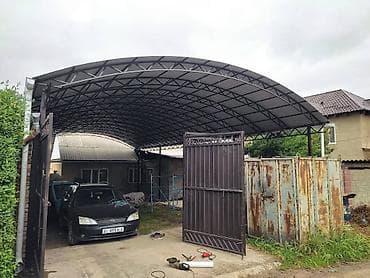 дуги теплицы: Навес, Арочный, Металл, Поликарбонат, Новый, Установка — 9