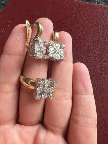 свадебные наборы ручной: Шикарный заводской бриллиантовый комплект для тех кто ценить высокое — 3