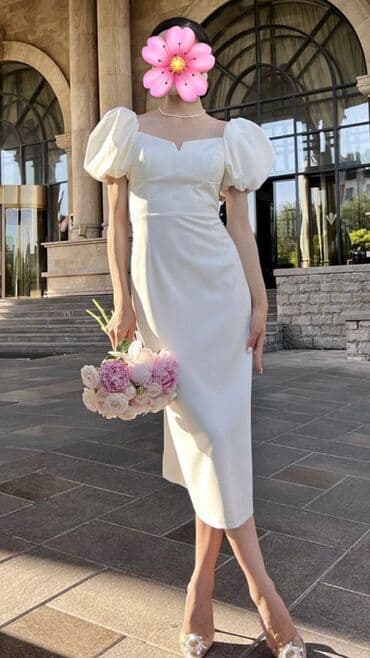 прокат платьев больших размеров: Вечернее платье, Классическое, Длинная модель, С рукавами, M — 2