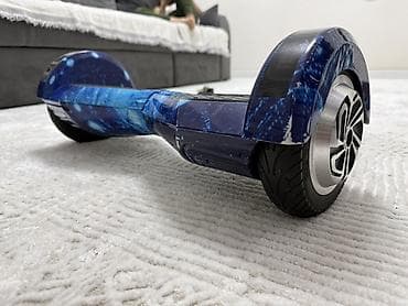 смарт часы 6: Гироскутер 6.5" с космическим принтом (синий) - Диаметр колёс: 6.5 — 3