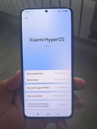 Poco F5 Pro, Б/у, 512 ГБ, цвет - Черный, 2 SIM — 1