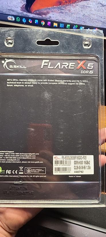 усилитель вкуса: Оперативная память, Б/у, G.SKILL, 32 ГБ, DDR5, 6000 МГц, Для ПК — 2