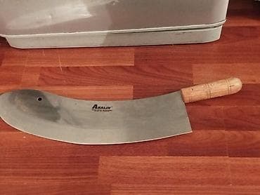 нож армейский: Большой кухонный топор-нож AKALIN - Тип: профессиональный топор-нож — 3