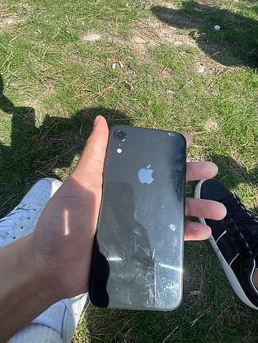 IPhone Xr, Б/у, 64 ГБ, Черный, 74 %