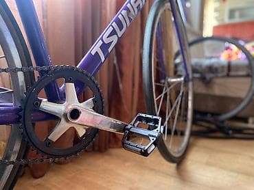 fixed gear: Шоссейный велосипед, Tsunami, Рама M (156 - 178 см), Б/у — 4