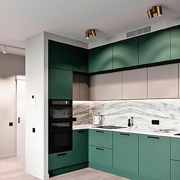 Стол жана отургуч комплекттери: Буйрутма эмеректер, Уктоочу бөлмө, Ашкана гарнитурасы, Шкаф, Керебет — 3